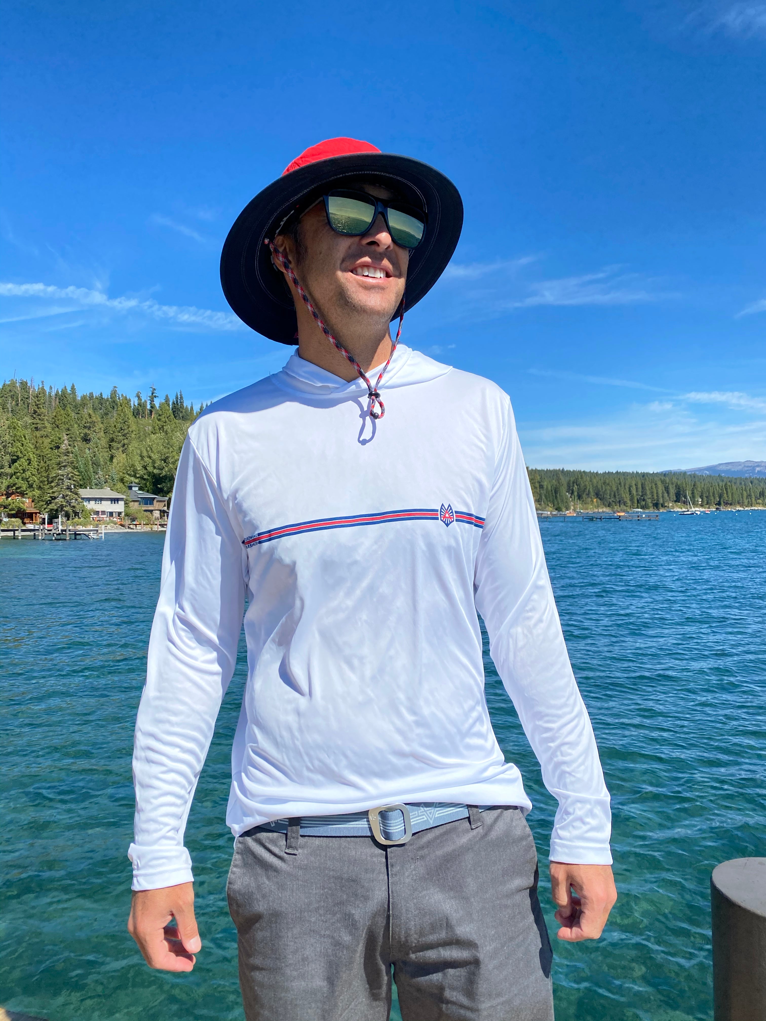 AM-0118-P1 UV Hoodie 7Stripe Men's – ARNTSON MARINE