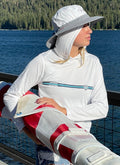 AM-0118-P1 UV Hoodie 7Stripe - Women's $48